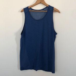 Lululemon Men’s tank Top M (Blue)